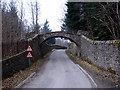 Footbridge over the Old Blair Road