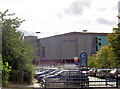 Frenchgate shopping across Tesco car park.