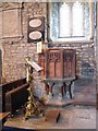 St John the Baptist, Llanblethian, Glamorgan, Wales - Pulpit