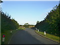 Access road leading from Knapton Power Station