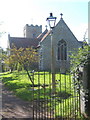 Baylham Church from the gateway