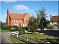 Newer houses in Baylham