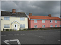 Houses opposite entrance to Mid Suffolk Business Park