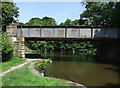 SJ9065 : Old Railway Bridge crossing the Macclesfield Canal at Bosley, Cheshire by Roger  Kidd