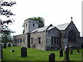 NY5615 : St Michaels Church, Shap with Swindale by Alexander P Kapp
