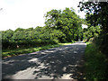 View north on the B1110 (Dereham Road)