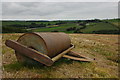 Large farm roll near Ramscliffe Farm