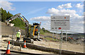 Redevelopment site of former colliery.