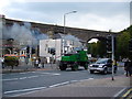 Steam Lorry by Buxton viaduct