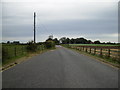 Wide track entrance to Lowfield Farm