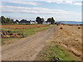 Berryhill farm buildings, with view to the Tay