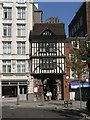 TQ3181 : City of London: entranceway to St. Bartholomew the Great by Chris Downer