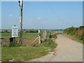 Entrance to Tregilgas bed & breakfast