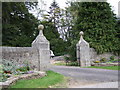 Gated entrance to Breda House