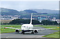 NS4866 : Taxiway at Glasgow Airport by Thomas Nugent