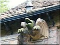NY4348 : St. Mary's Church Wreay - dragon gargoyle by Rose and Trev Clough