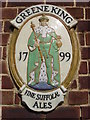 Greene King Brewery Plaque