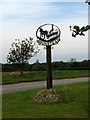 TG3626 : Brunstead Village Sign by Evelyn Simak