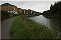 Modern riverside housing beside the River Avon, Bristol