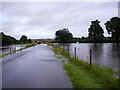 Flooding of brook, Braydon Crossroads July 07