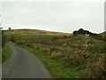 Upland road with drystone walls