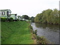 SJ2419 : Caravan park beside Afon Efyrnwy (River Vyrnwy) by John Haynes