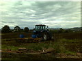 Tractor in a field