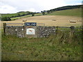 The border of the Northumberland National Park