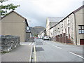 The lower end of Lord Street near the junction with the High Street