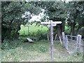 Steyning bridleway, footpath and footbridge