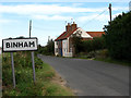 Approach to Binham on Hindringham Road