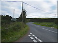 Approach to Borgue on the B727 road