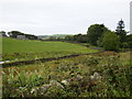 View over farmland to Balmangan