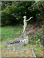 SH9336 : Grave memorial at Llanfor Church by Eirian Evans