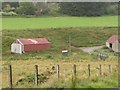 Metal shed by Glenhead Farm