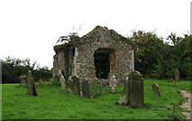 TG0229 : St George's ruin and cemetery - 19th century vestry by Evelyn Simak