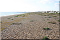 View West along Shoreham Beach