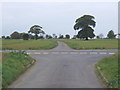 Road junction, looking across the B1113