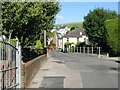 Looking N along Lower Road, Temple Ewell