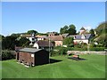 Alkham village from the playing fields