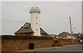 Replica lighthouse on private house