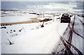 Loch Earacha covered with snow