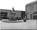 Modern sculpture in Keighley, Yorkshire