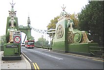 TQ2378 : Hammersmith Bridge by Nigel Cox