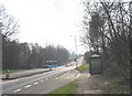 Llandegai Road (A5122) on the eastern outskirts of Bangor