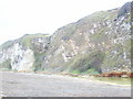NZ4347 : Cliffs overlooking Dawdon Blast Beach by brian clark