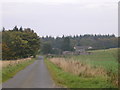 Road leading to Whitemyres from Daviot