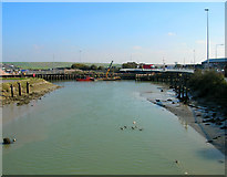 TQ4401 : Newhaven Swing Bridge by Simon Carey