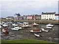 Pen cei and the harbour at low tide, Aberaeron