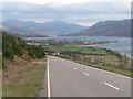 NH1195 : The A835 approaches Ullapool from the north by Chris Downer